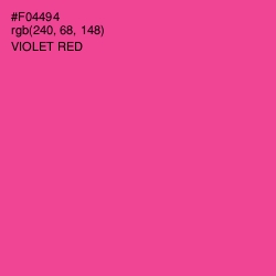 #F04494 - Violet Red Color Image